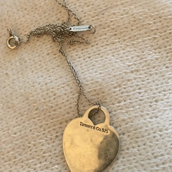 Authentic Tiffany Heart Tag Necklace - Picture 3 of 5
